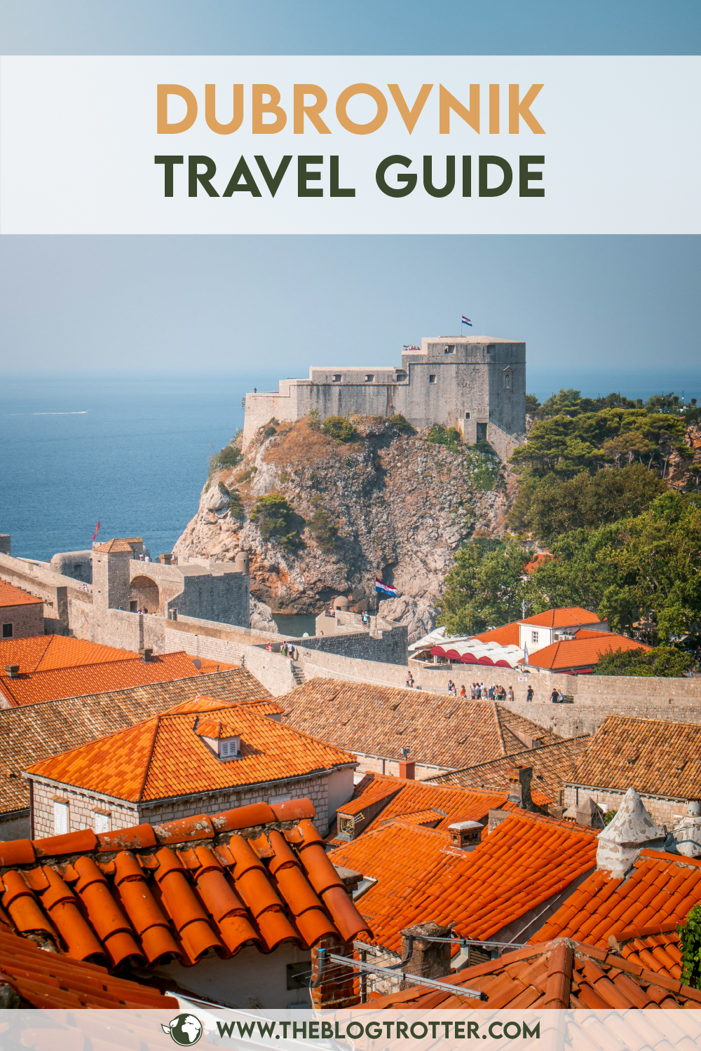 Dubrovnik Travel Guide - Pinterest visual - TheBlogTrotter